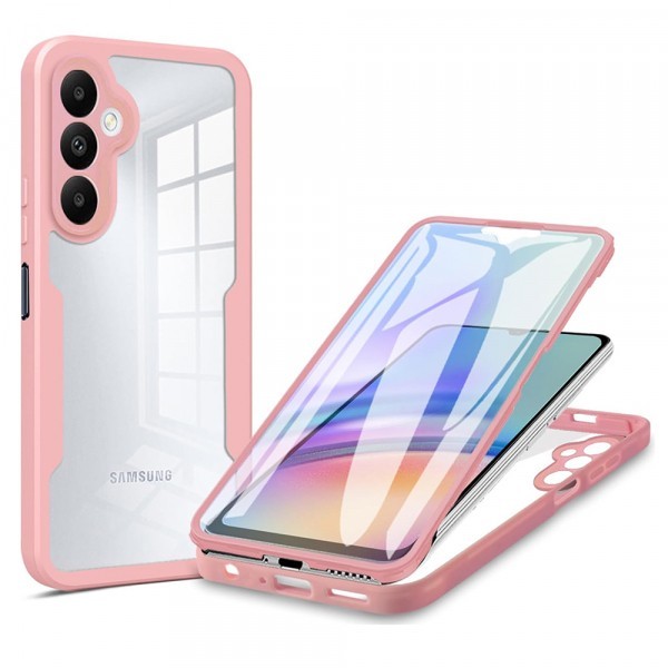 Husa pentru Samsung Galaxy A15 5G A156 / A15 A155, Techsuit, ColorVerse 360, Roz