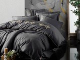 Cumpara ieftin Lenjerie King Antracit (Satin Deluxe)