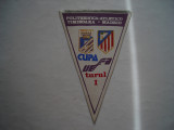 Fanion Politehnica Timisoara - Atletico Madrid, Cupa Uefa, turul I, sept. 1990