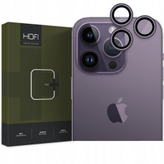 Folie de protectie camera Hofi Camring Pro+ pentru Apple iPhone 14 Pro/14 Pro Max Mov inchis