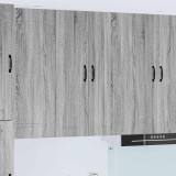 VidaXL Dulap suspendat de bucătărie cu ușă Gri Sonoma 60 x 31 x 100 cm 885141