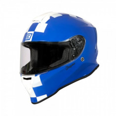 Casca moto Origine Dinamo Contest, culoare alb/albastru lucios, marime L Cod Produs: MX_NEW 2031510112004L