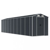 Cumpara ieftin Sopron de gradina, antracit, 191x810x198 cm, otel galvanizat