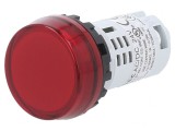 Lumină de Control Roșie IP65 22mm 24V