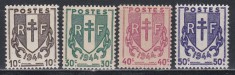 Franta 1945 - Steme, MNH foto