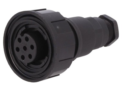 Conector circular mamă 7 pini IP68 foto