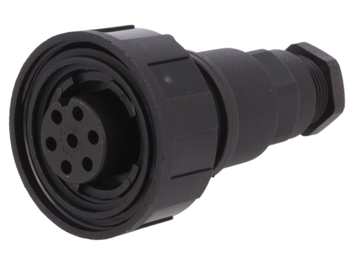 Conector circular mamă 7 pini IP68