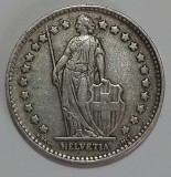 Elvetia, 1 Franc 1937, Argint.