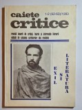 Caiete critice 1-2/1993 &ndash; Exil și literatură, Ed. Uniunea Scriitorilor