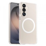 Husa MagSafe pentru Samsung Galaxy S26 S942, Blueo, Crystal+ Anti-Drop, Transparenta