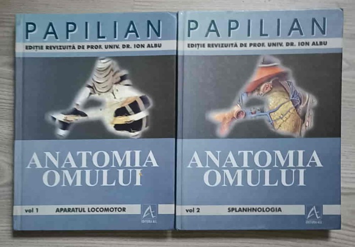 ANATOMIA OMULUI VOL.1-2 APARATUL LOCOMOTOR, SPLANHNOLOGIA-VICTOR PAPILIAN-219274