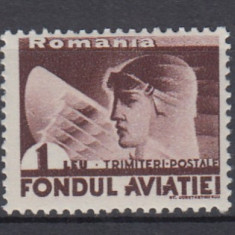 ROMANIA 1936 TRIMITERI POSTALE FONDUL AVIATIEI SERIE MNH