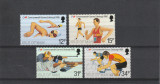 Isle of Man 1986-Sport,Jocurile comunitare Edinburgh,serie 4 val.,MNH,Mi,298-301