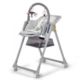 Scaun De Masa Kinderkraft Lastree, 2 In 1, Transformabil, Grey