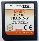 More Brain Training How old is your Brain NINTENDO DS/3DS/2DS NDS de colectie, Board games, Single player, 3+