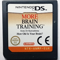 More Brain Training How old is your Brain NINTENDO DS/3DS/2DS NDS de colectie