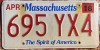 ,,MASSACHUSETTS&quot;NUMAR VECHI (anii &#039;80) de INMATRICULARE DIN TABLA/SPIRIT of USA