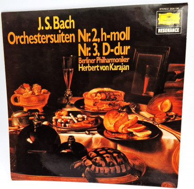 lp J.S: Bach - Suita Pt Orchestra nr. 2 H-moll; nr. 3 D-dur _ Germania _ NM / NM foto