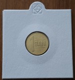 Moneda 1 Ban 2007 Rom&acirc;nia UNC, din Fișic - Numismatică Rom&acirc;nia