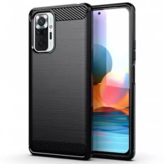 Husa Xiaomi Redmi Note 10 Pro Carbon Negru Techsuit foto