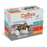 Cumpara ieftin Calibra Cat Pouch Premium Adult Multipack, 12 x 100 g