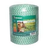Fir pentru gard electric Bourget 1000 m, 2.5 mm, verde-alb