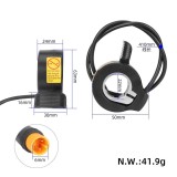 Acceleratie Kugoo G2 Pro de mana pentru trotineta electrica , conector 3 pin waterproof, compatibil 24V-72V