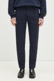 Paul Smith pantaloni bărbați, culoarea bleumarin, drept, M1R-056Z-N02382