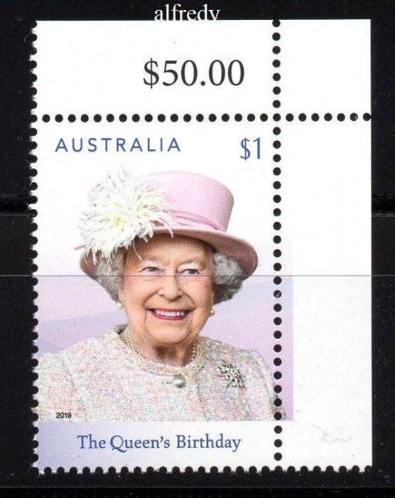 Australia 2019, Regina Elisabeta, MNH