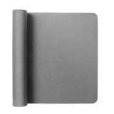 Cumpara ieftin Mouse pad anti alunecare Aothia, 40 x 80 cm, piele PU, gri deschis