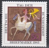 Germania 1983 - Ziua Timbrului, MNH, Nestampilat