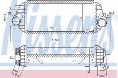 Radiator intercooler HYUNDAI ix35 (LM, EL, ELH) (2009 - 2016) NISSENS 96309 foto