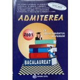 ADMITEREA IN INVATAMANTUL SUPERIOR. BACALAUREAT MATEMATICA 2001-GH. ANDREI, D. BARBOSU SI COLAB.-282313