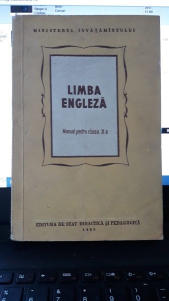 Limba Engleza Manual pentru Clasa a X-a - E.V.Belova , L.R.Todd