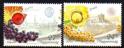 UNGARIA 1999, Struguri, serie neuzata, MNH foto