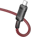 Cablu HOCO X94 Leader, Type-C la Type-C, 60W, 1m, Negru