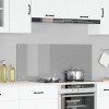VidaXL Spate de bucătărie Gri deschis 120 x 50 x 0.6 cm 42001308