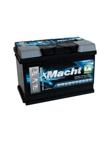 Baterie Auto Macht SILVER POWER 12V 65 Ah, 640 A, 242x175x190mm