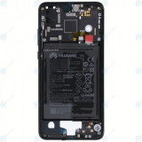 Huawei P20 (EML-L09, EML-L29) Capac mijloc + baterie neagră 02351VTL
