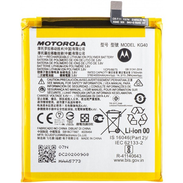 Acumulator Motorola Moto G8 / One Macro / G8 Play, KG40, Service Pack SB18C77667