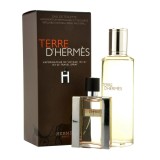 Set Hermes: Terre d'Hermes, Eau De Toilette, For Men, Refill, 125 ml + Terre d'Hermes, Eau De Toilette, For Men, Refillable, 30