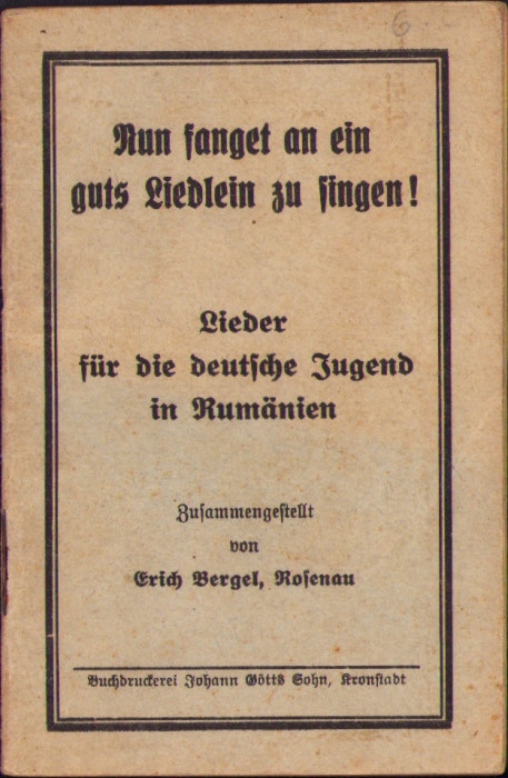 HST A1531 Lieder fur die deutsche Jugend in Rumanien Brașov