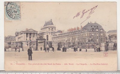 bnk cp Franta - Versailles - circulata 1905 foto