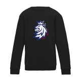 Echipa națională de hochei hanorac de copii Czech Republic Tricolour logo lion black - Dětsk&eacute; XL (9-11 let)
