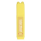 Evidentiator galben cu radiera, varf plat, stilou marker, CMCLASS