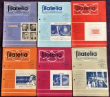 Romania 1961 - Lot 6 reviste filatelice romanesti FILATELIA / An X complet