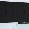 VidaXL Dulap suspendat de bucătărie cu raft Negru 30 x 31 x 100 cm 885106