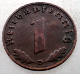 2.412 GERMANIA 1 REICHSPFENNIG 1937 D, Europa, Bronz