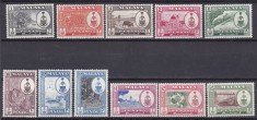 DB1 Colonii Malaya Penang 1957 Uzuale Tigru Ocupatii 11 v. MNH