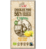 Ciocolata bio cu lamaie 56% cacao, 100g Chocolates Sole